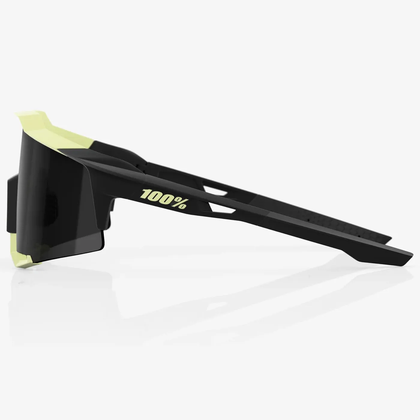 100% Speedcraft sunglasses - Soft Tact Glow Black Mirror