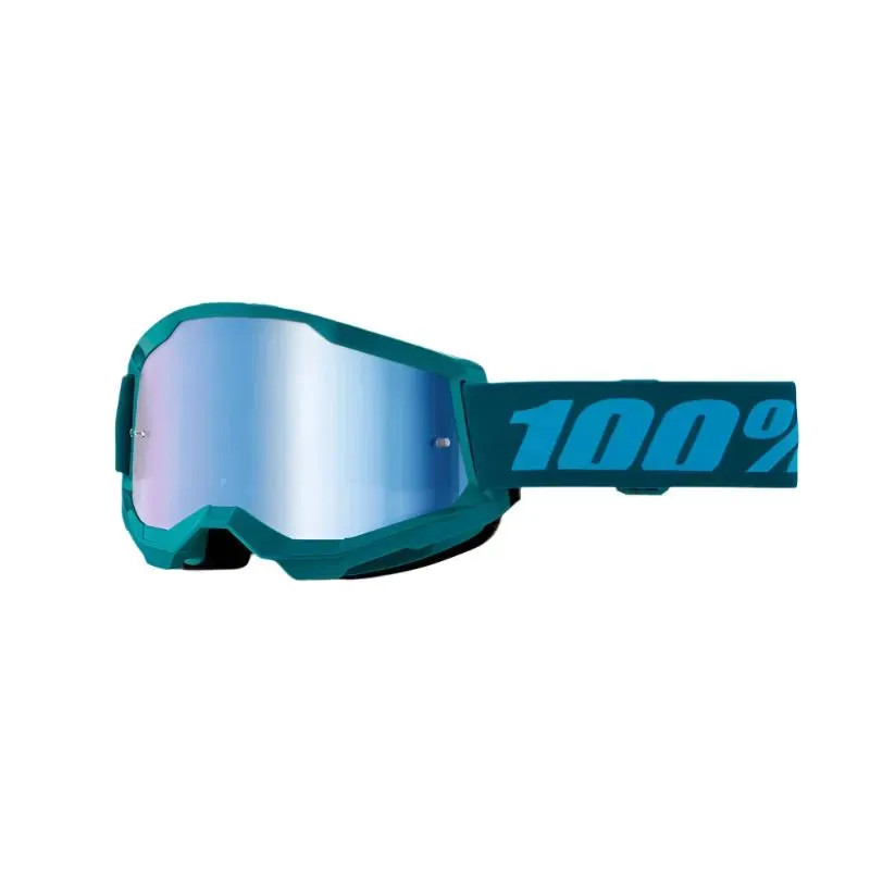 100% Strata 2 MTB Goggles (Mirror Blue/Stone)
