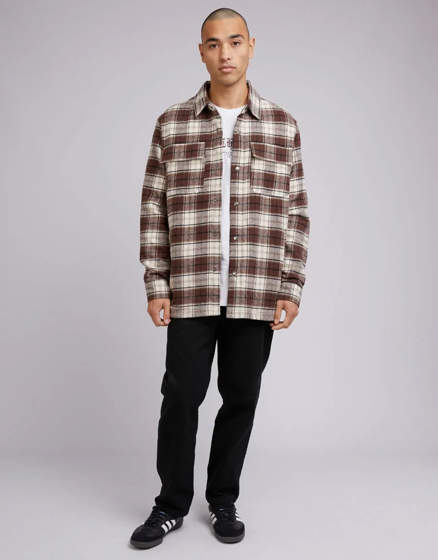 Alpha Shacket Brown