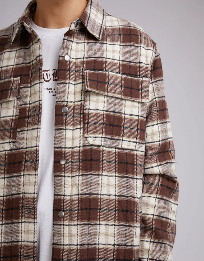 Alpha Shacket Brown