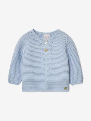 Baby Boys Knitted Cardigan in Blue