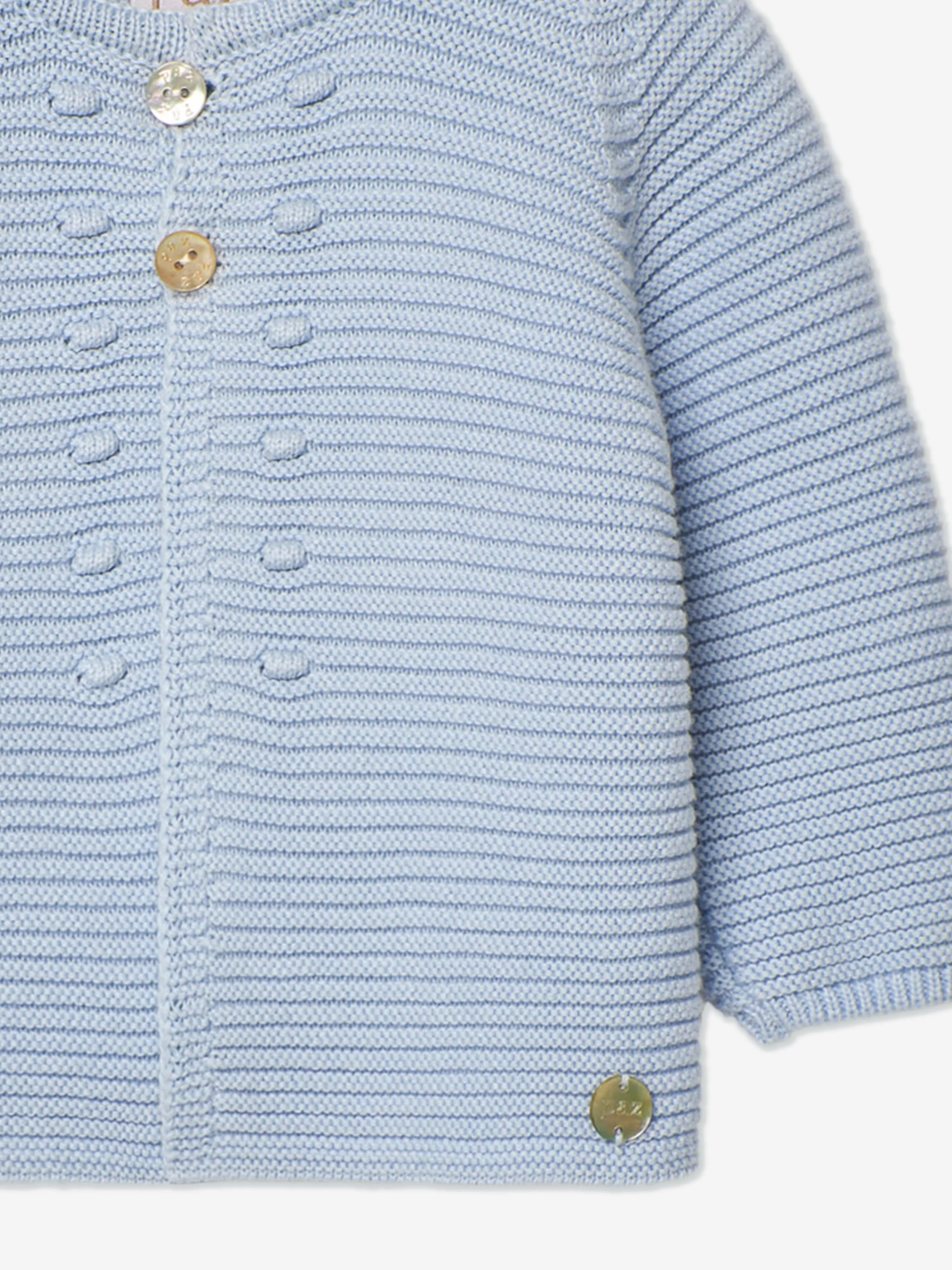 Baby Boys Knitted Cardigan in Blue