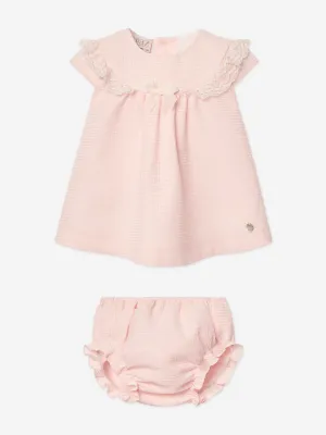 Baby Girls Dress and Bloomers Set in Pink