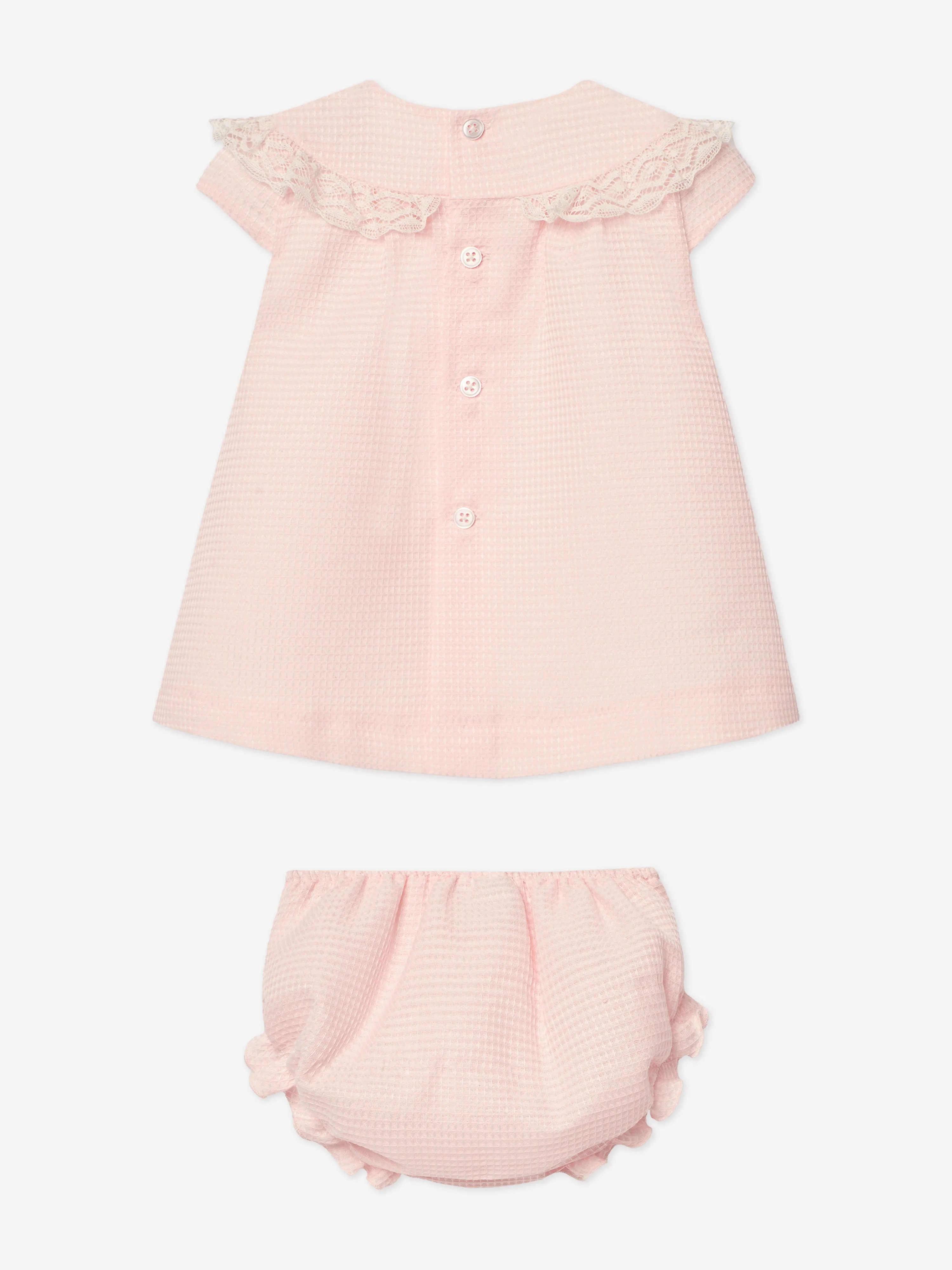 Baby Girls Dress and Bloomers Set in Pink
