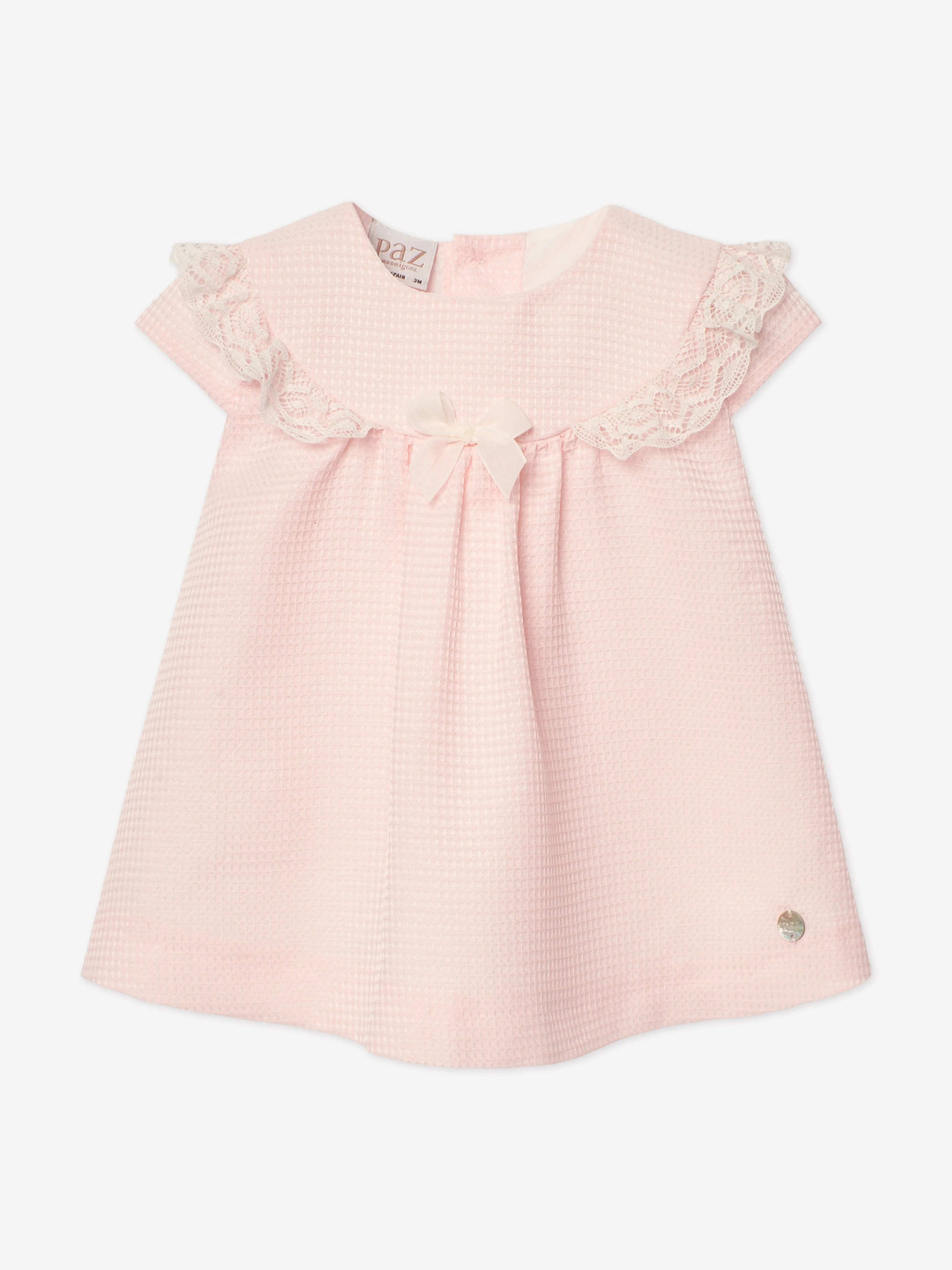 Baby Girls Dress and Bloomers Set in Pink