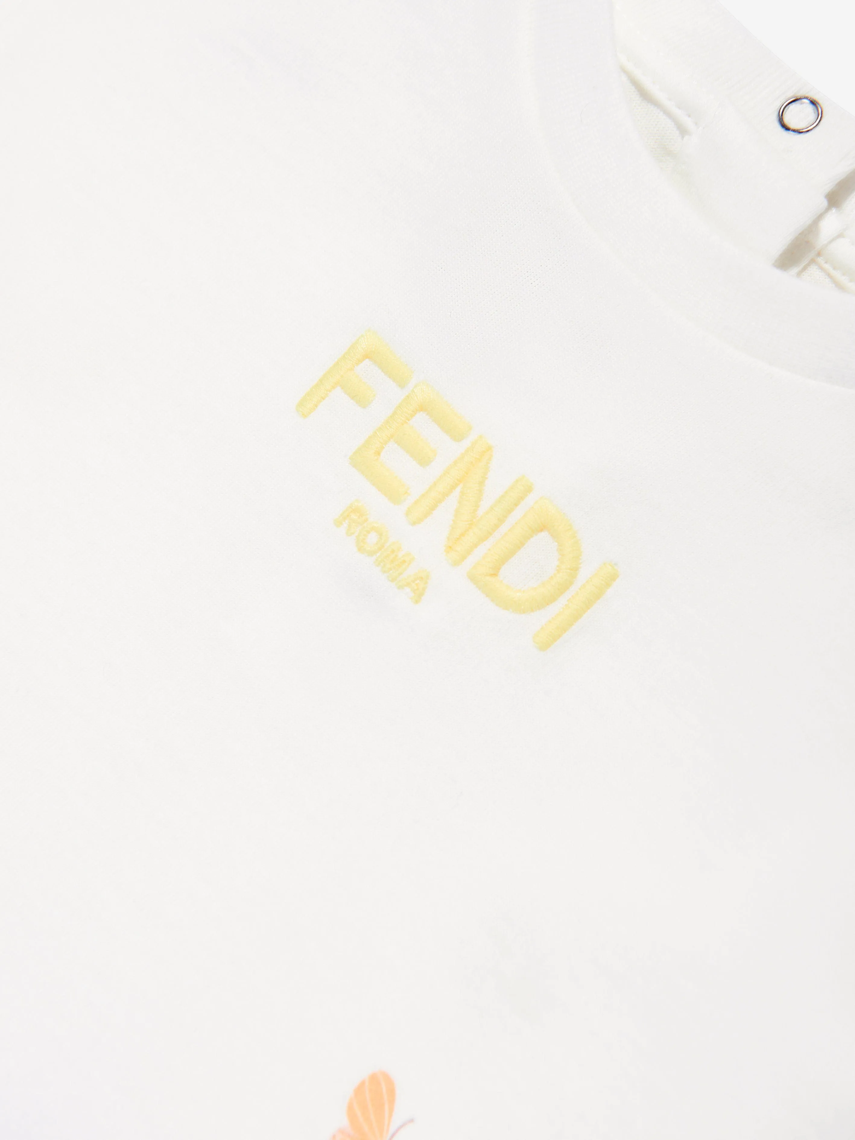 Baby Girls Floral T-Shirt in White