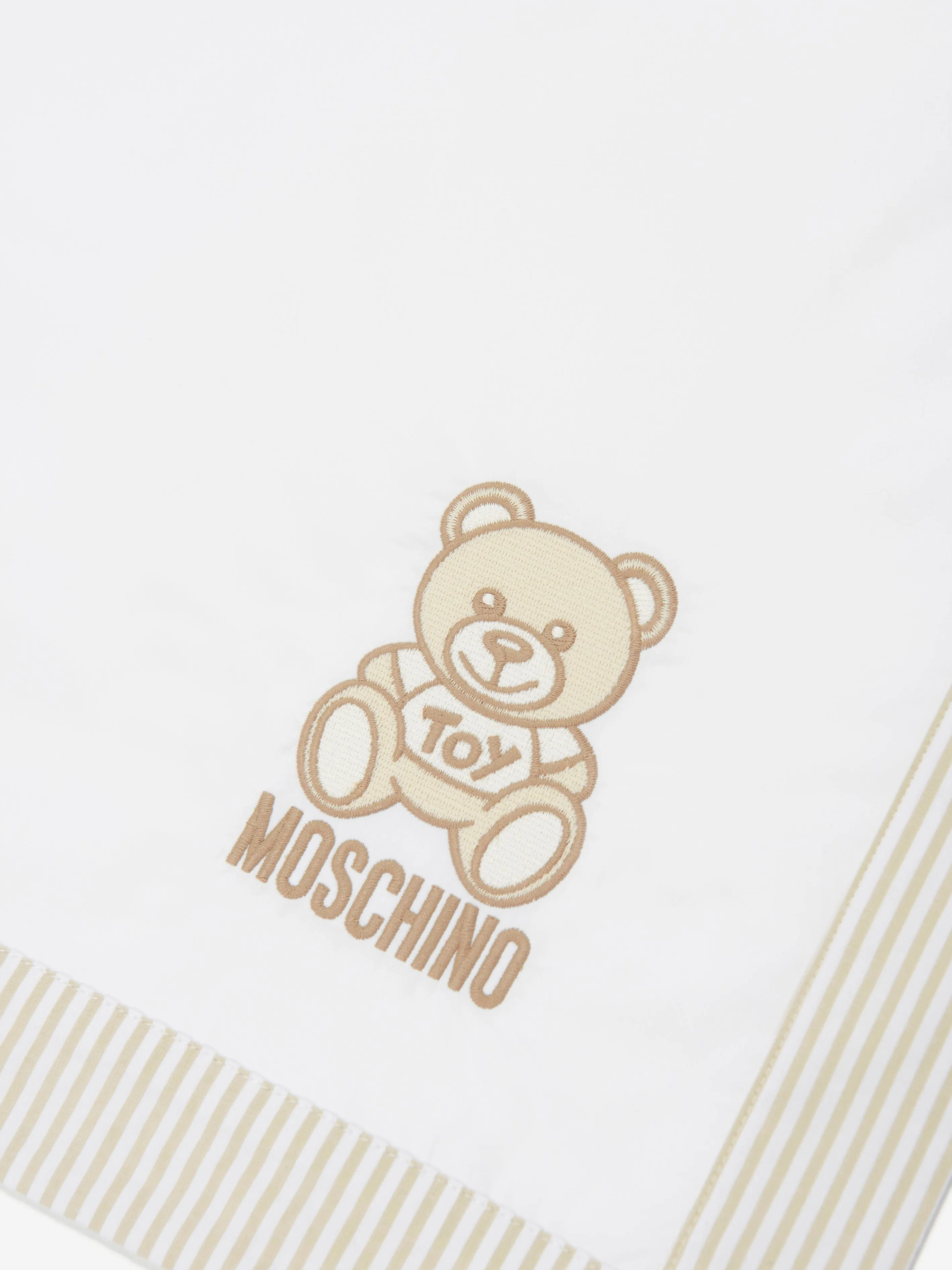 Baby Teddy Bear Blanket in Ivory (75cm)
