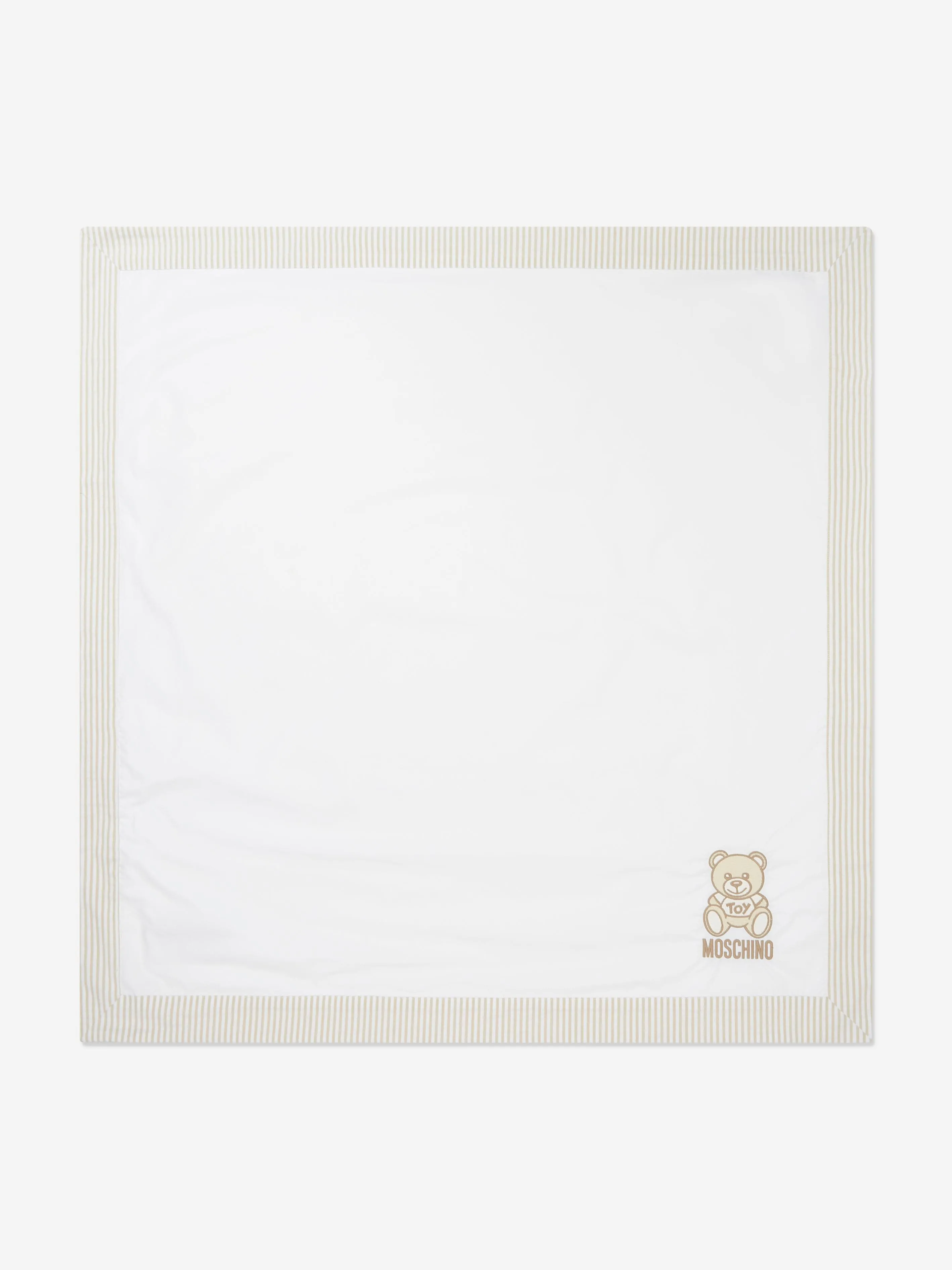 Baby Teddy Bear Blanket in Ivory (75cm)