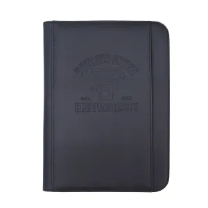BGSU Zippered Padfolio Black