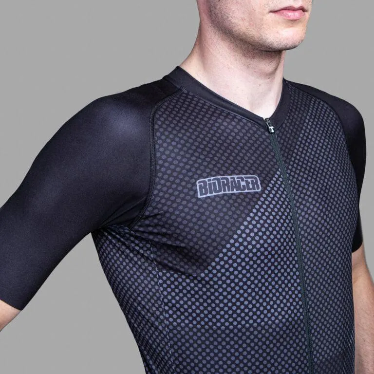 Bioracer Spitfire Blitzz Mens Cycling Jersey (Black)