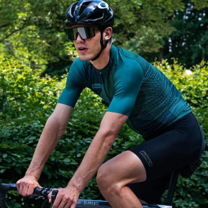 Bioracer Spitfire Blitzz Mens Cycling Jersey (Green)