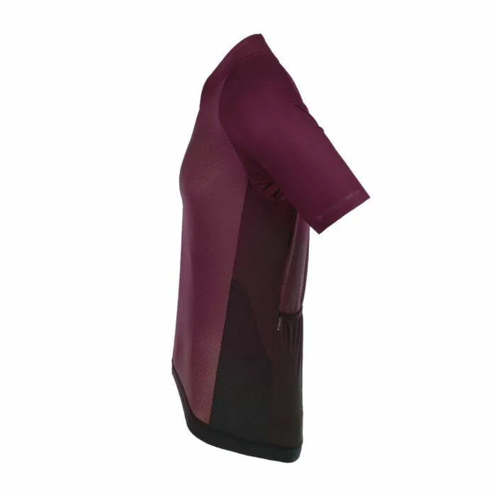 Bioracer Sprinter Coldblack Mens Cycling Jersey (Light Bordeaux)