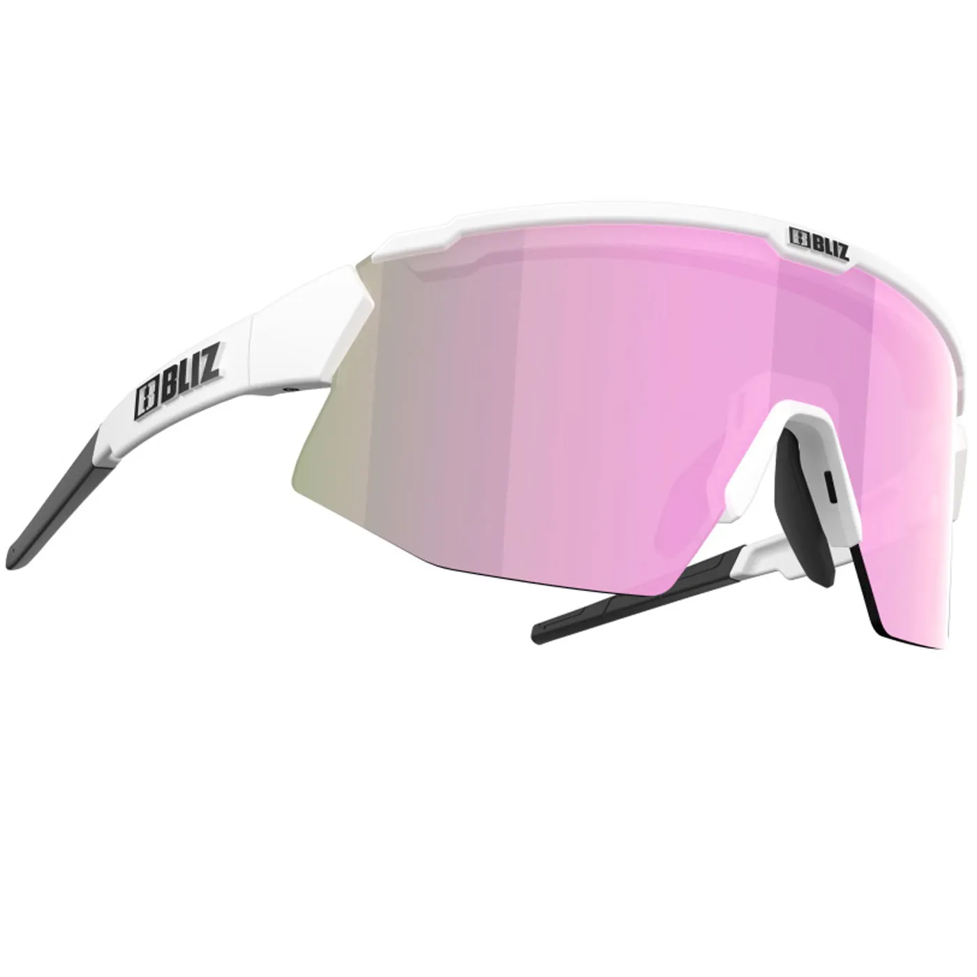 Bliz Breeze Padel glasses - Matte White Brown