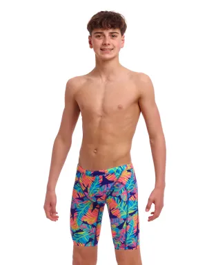 Boys Leaving Today Swim Training Jammer - Multi