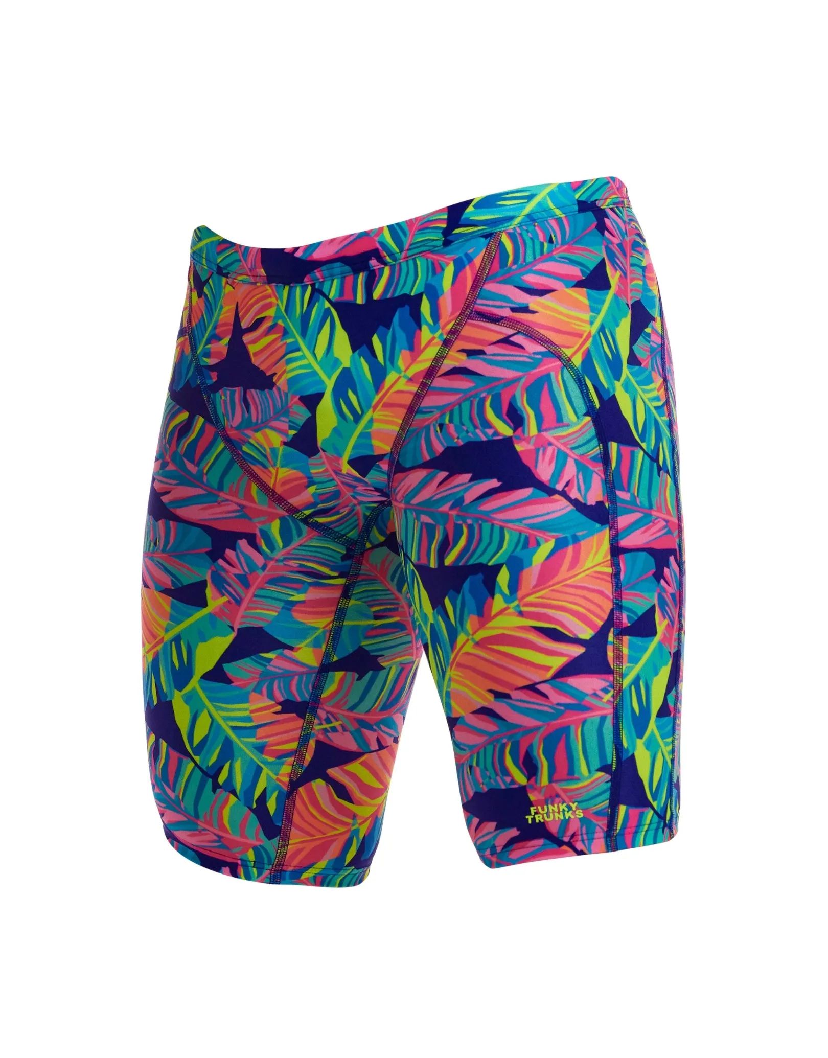Boys Leaving Today Swim Training Jammer - Multi