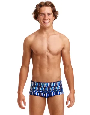 Boys Perfect Teeth Sidewinder Swim Trunks