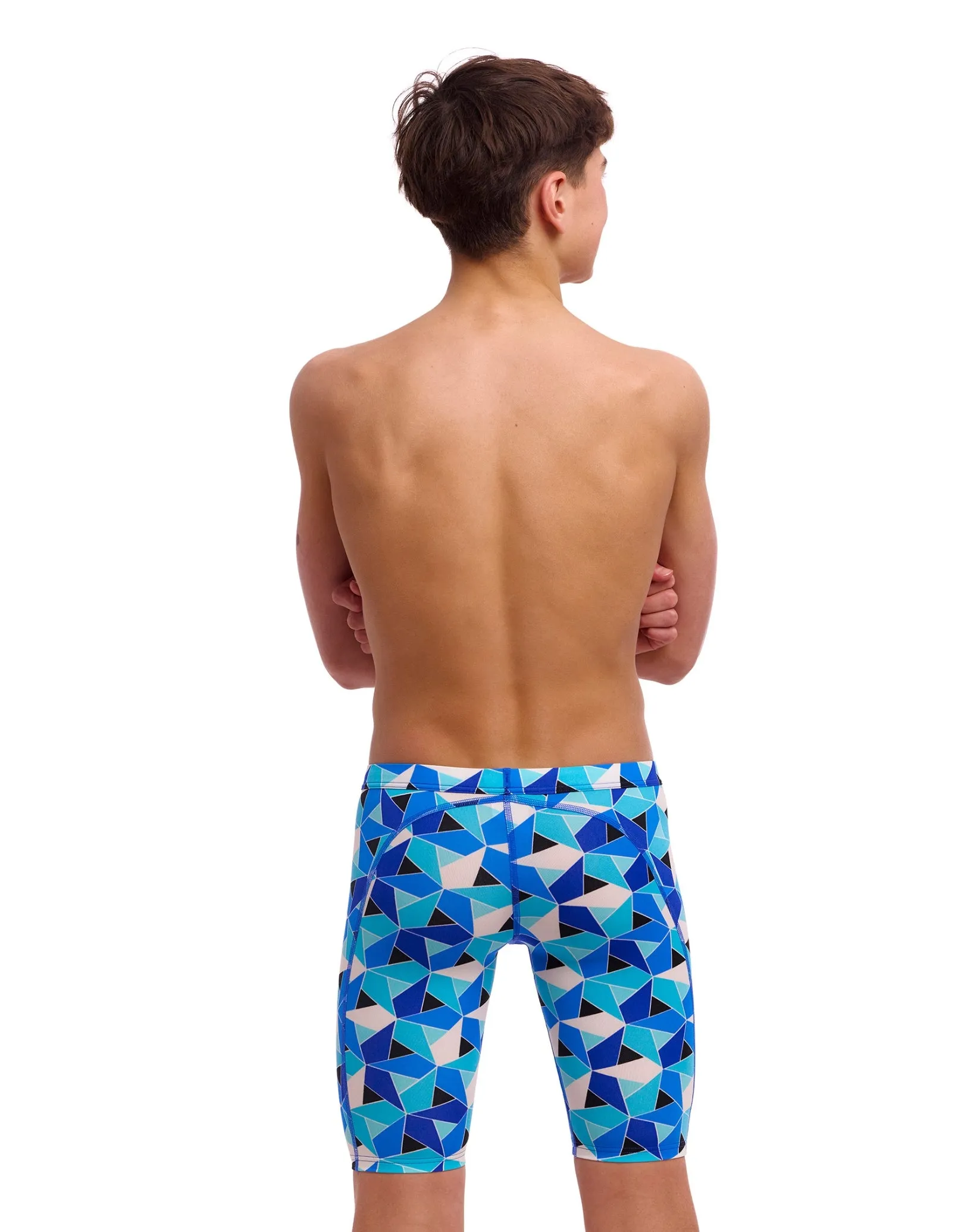 Boys Tetra Tonic Swim Training Jammer - Blue