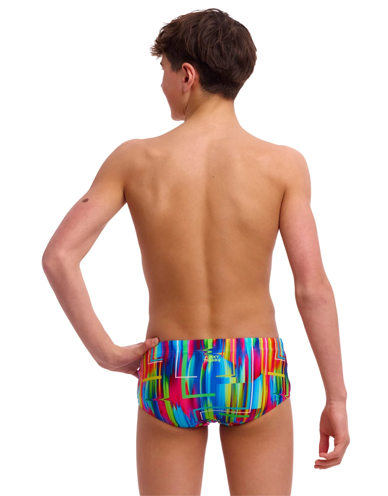 Boys The Glitch Sidewinder Swim Trunks - Multi