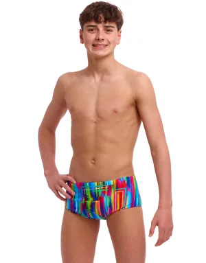 Boys The Glitch Sidewinder Swim Trunks - Multi