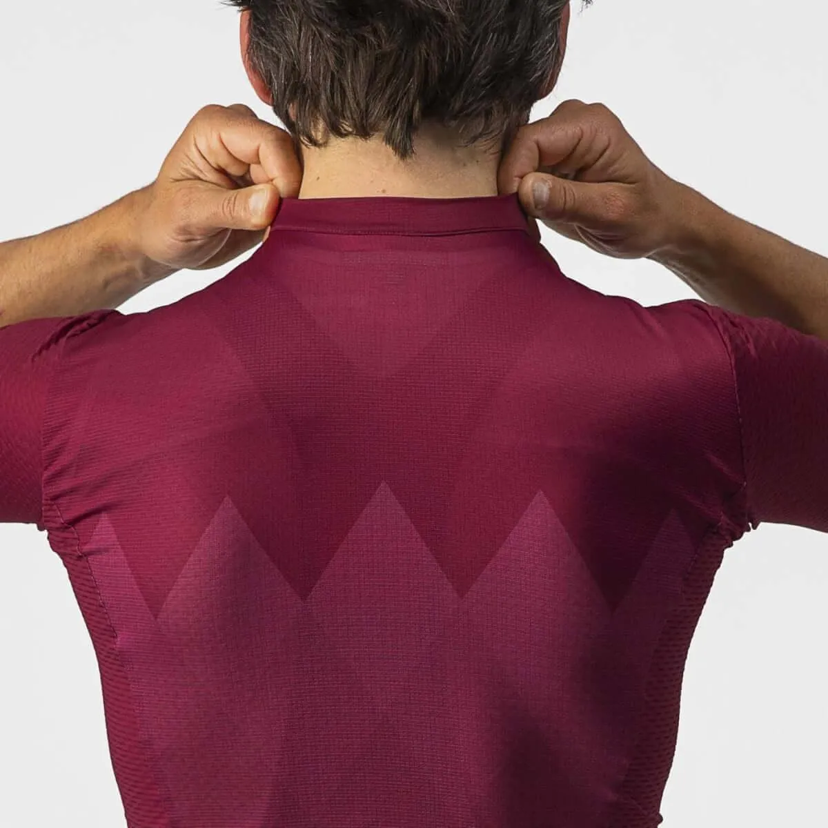 Castelli A Tutta Mens Cycling Jersey (Bordeaux)