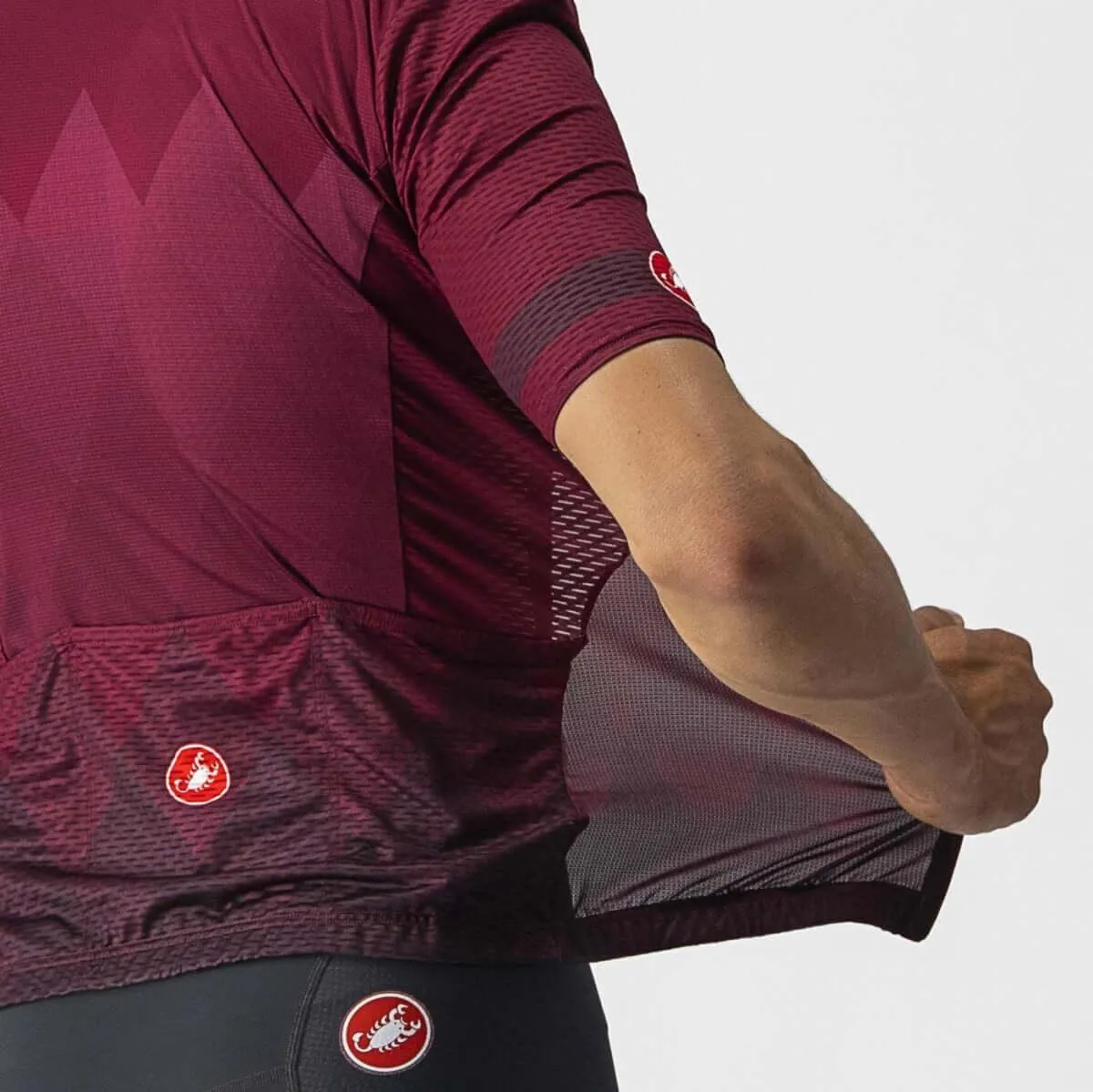 Castelli A Tutta Mens Cycling Jersey (Bordeaux)