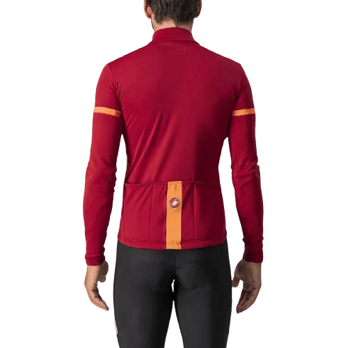 Castelli Fondo 2 Mens Cycling Jersey (Pro Red/Orange Reflex)