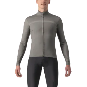 Castelli Pro Thermal Mid LS Mens Cycling Jersey (Nickel Grey)