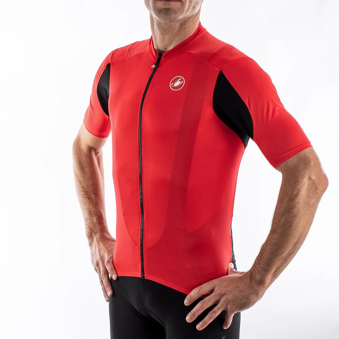 Castelli Superleggera 2 Mens Cycling Jersey (Red)