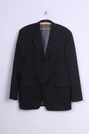 Cerruti 1881 Mens 98 M Blazer Charcoal Wool Single Breasted Jacket Drake Store