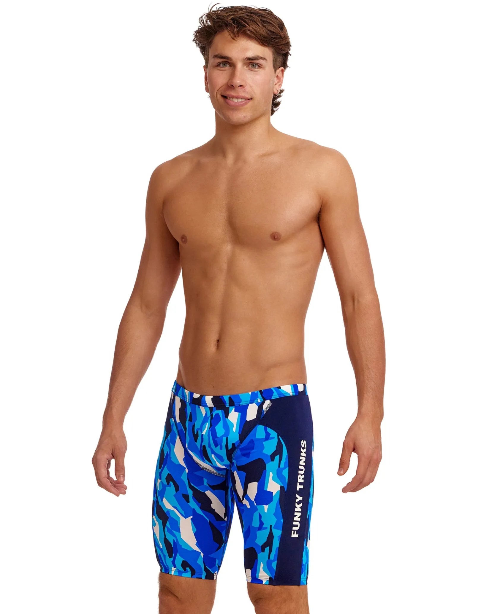 Chaz Michael Swim Training Jammers - Blue