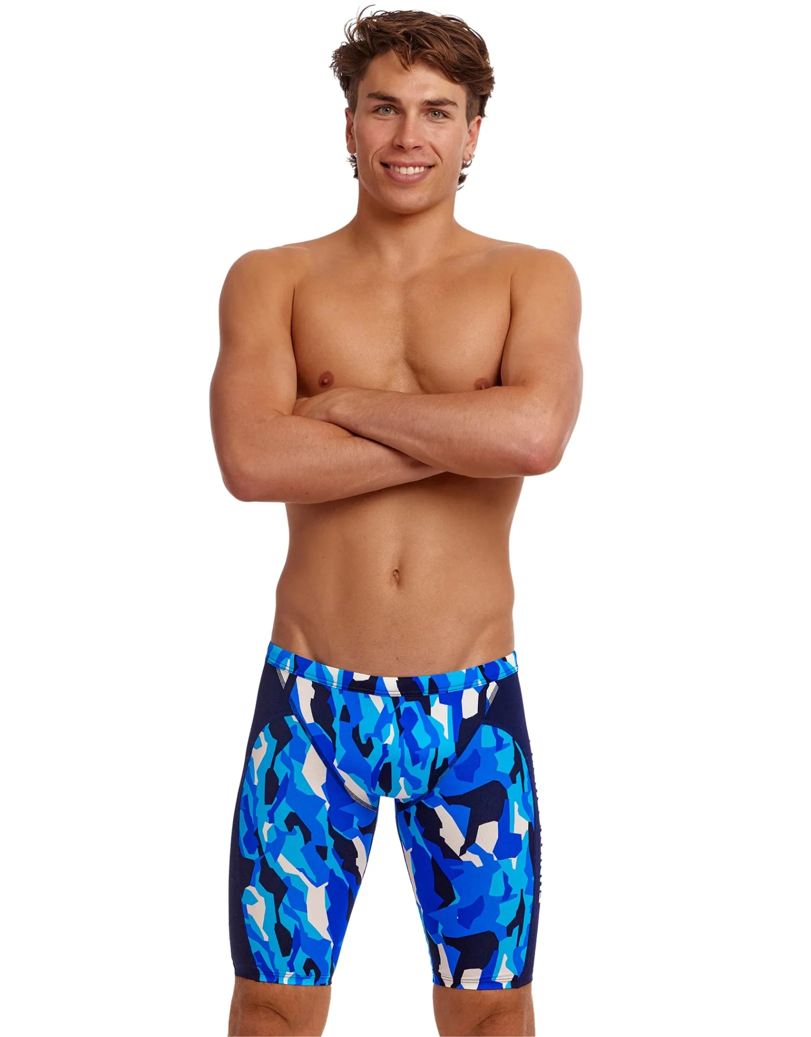 Chaz Michael Swim Training Jammers - Blue