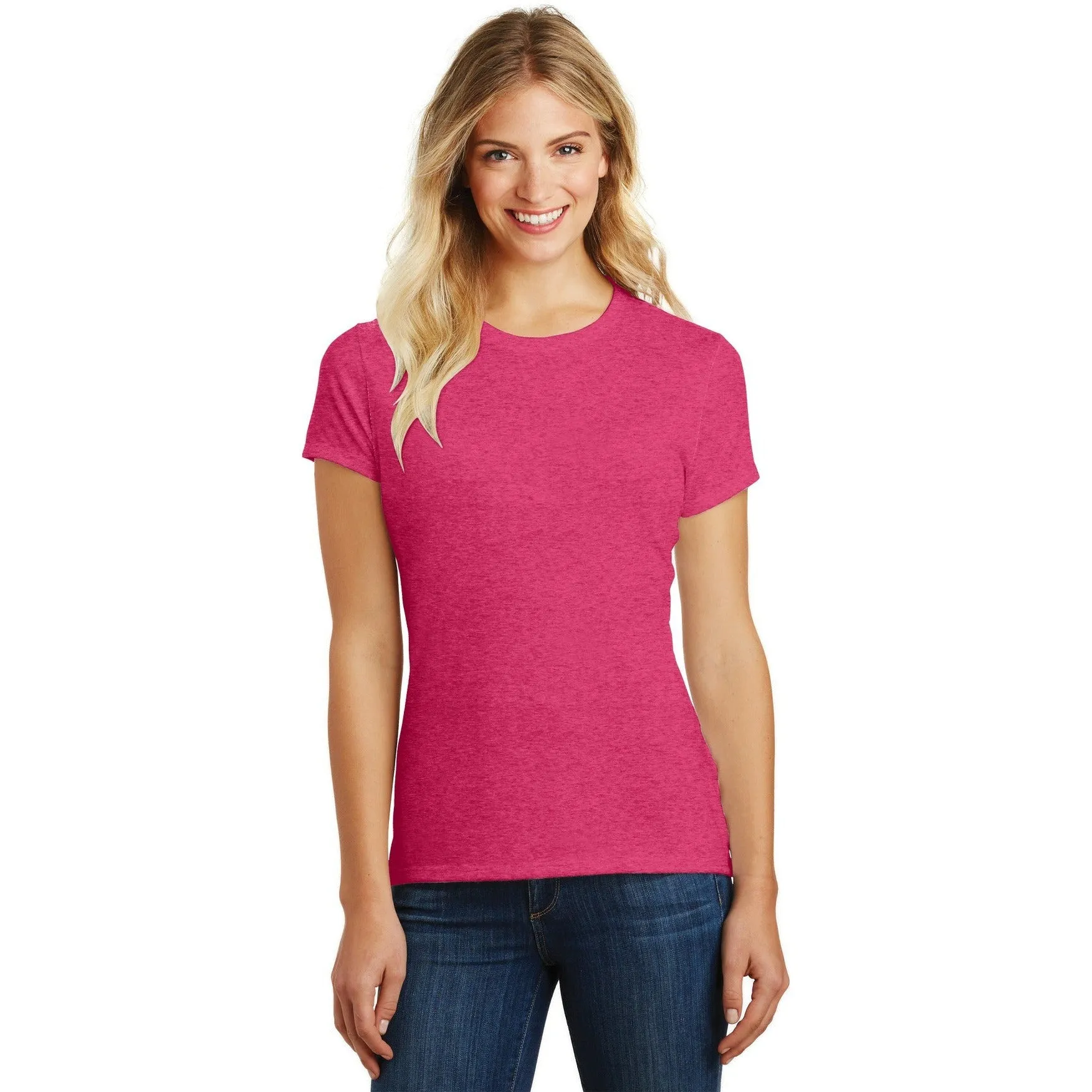 CLOSEOUT - District Women's Perfect Blend CVC Tee