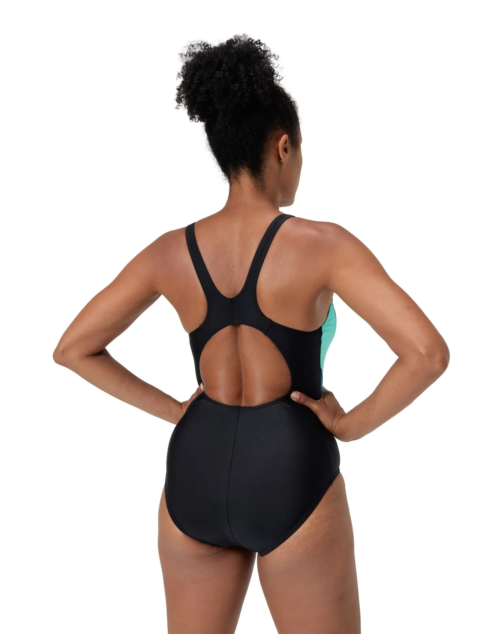 Colourblock 2.0 Swimsuit - Black/Turquoise
