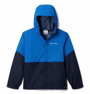 Columbia Kids Boys Blue Omni-Tech Hikebound Waterproof Rain Jacket