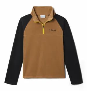 Columbia Kids Boys Brown Glacial Half Zip Fleece