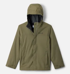 Columbia Kids Boys Green Omni-Tech Watertight II Waterproof Rain Jacket
