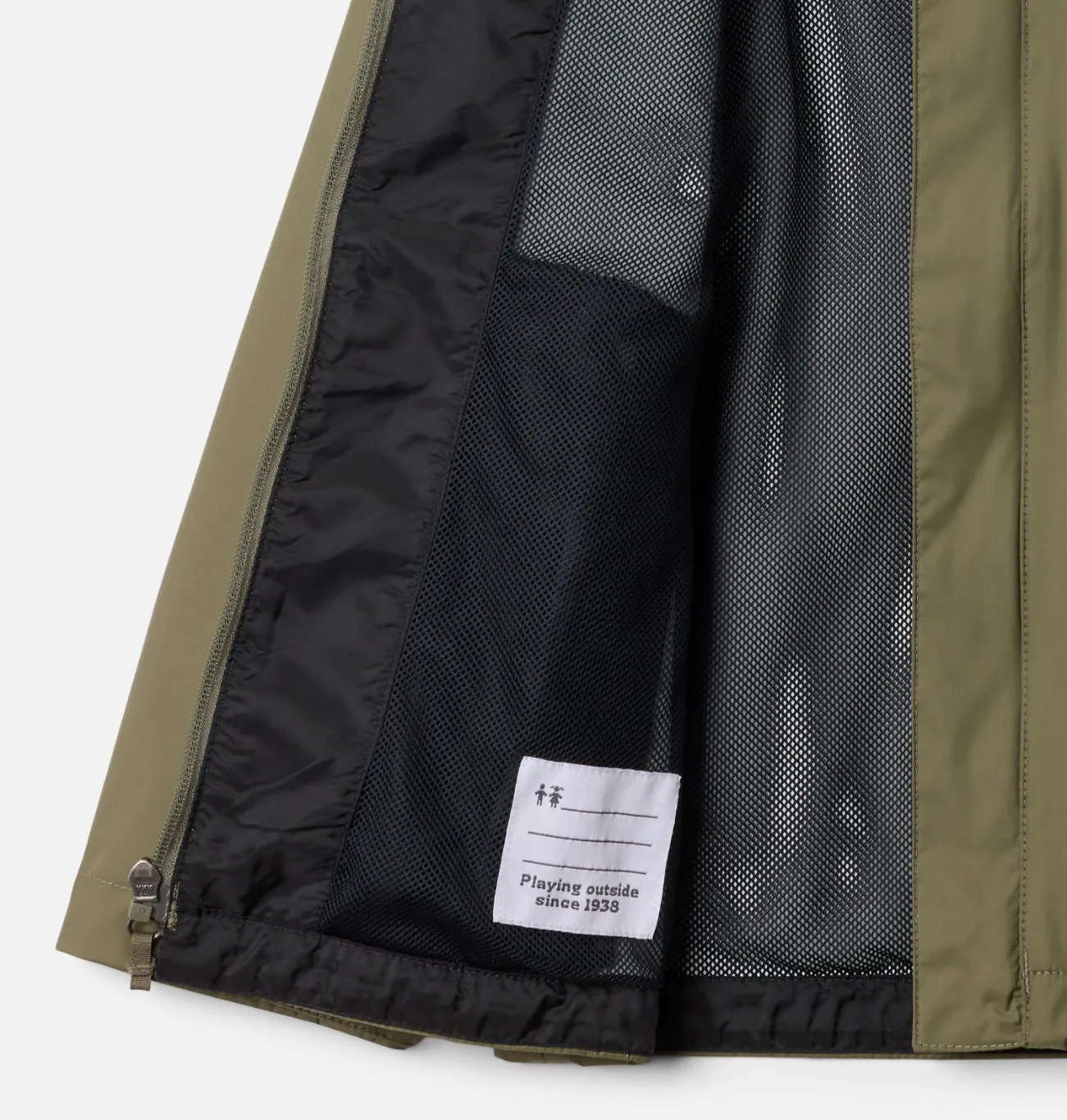Columbia Kids Boys Green Omni-Tech Watertight II Waterproof Rain Jacket