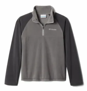 Columbia Kids Boys Grey Glacial Half Zip Fleece