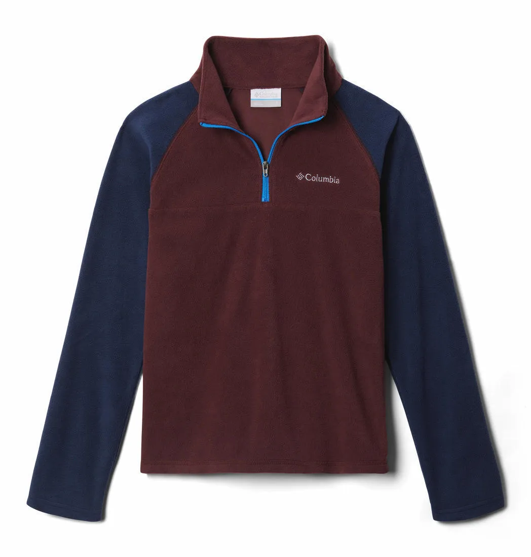 Columbia Kids Boys Purple Glacial Half Zip Fleece