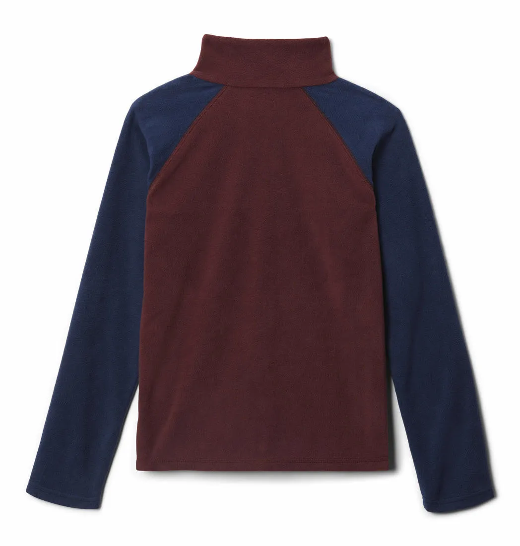 Columbia Kids Boys Purple Glacial Half Zip Fleece