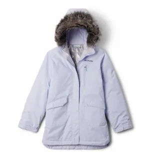 Columbia Kids Girls Purple Omni-Heat Reflective Suttle Mountain II Long Insulated Insulated Jacket