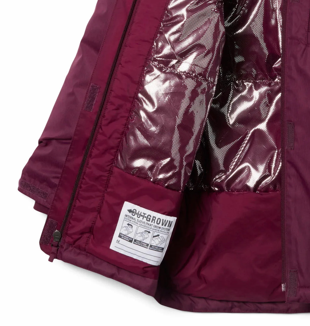 Columbia Kids Girls Purple Omni-Heat Reflective Suttle Mountain Long Insulated Jacket