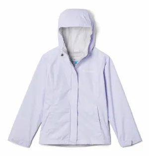 Columbia Kids Girls Purple Omni-Tech Arcadia Waterproof Rain Jacket