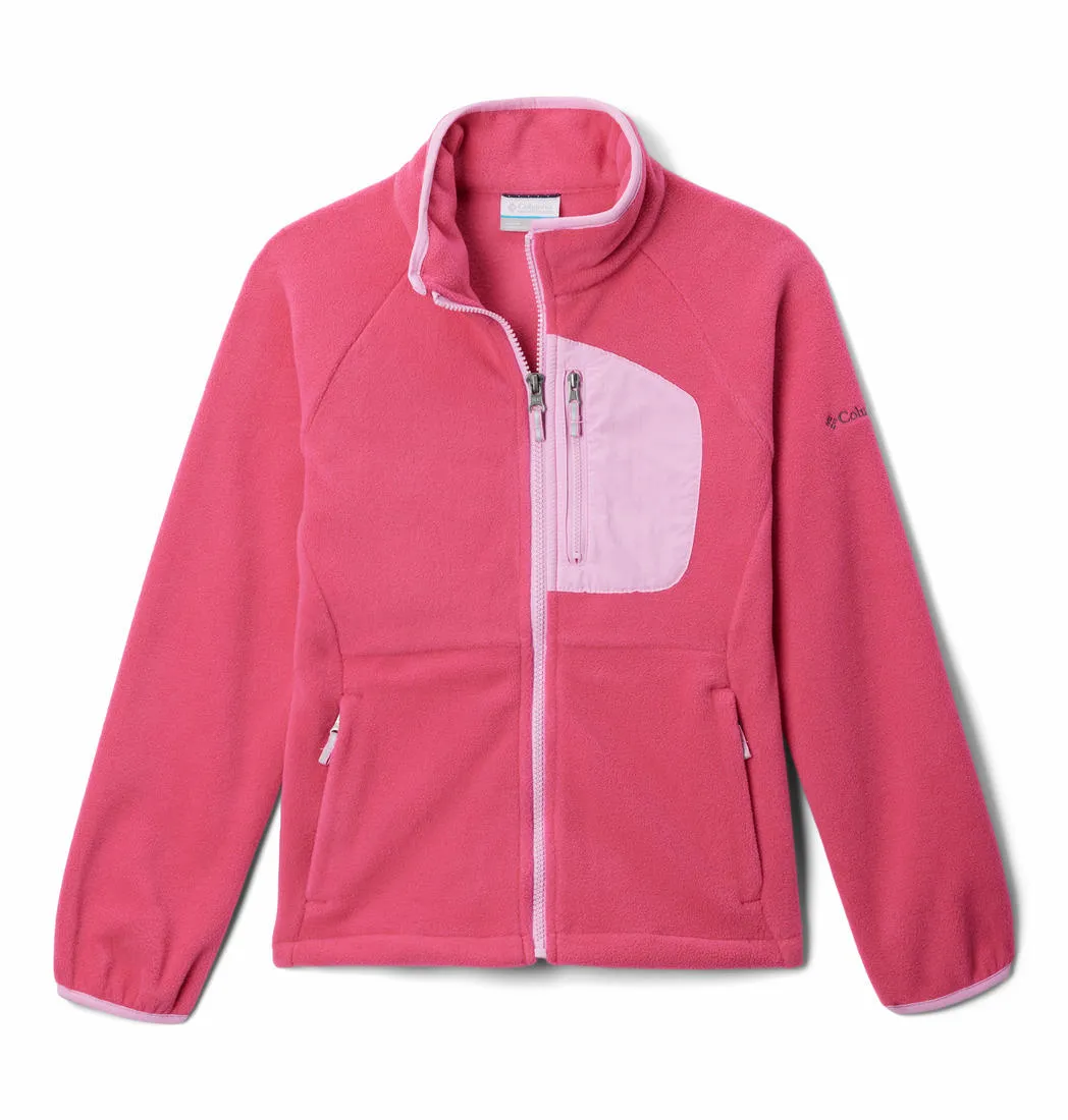 Columbia Kids Unisex Pink Fast Trek III Fleece Jacket