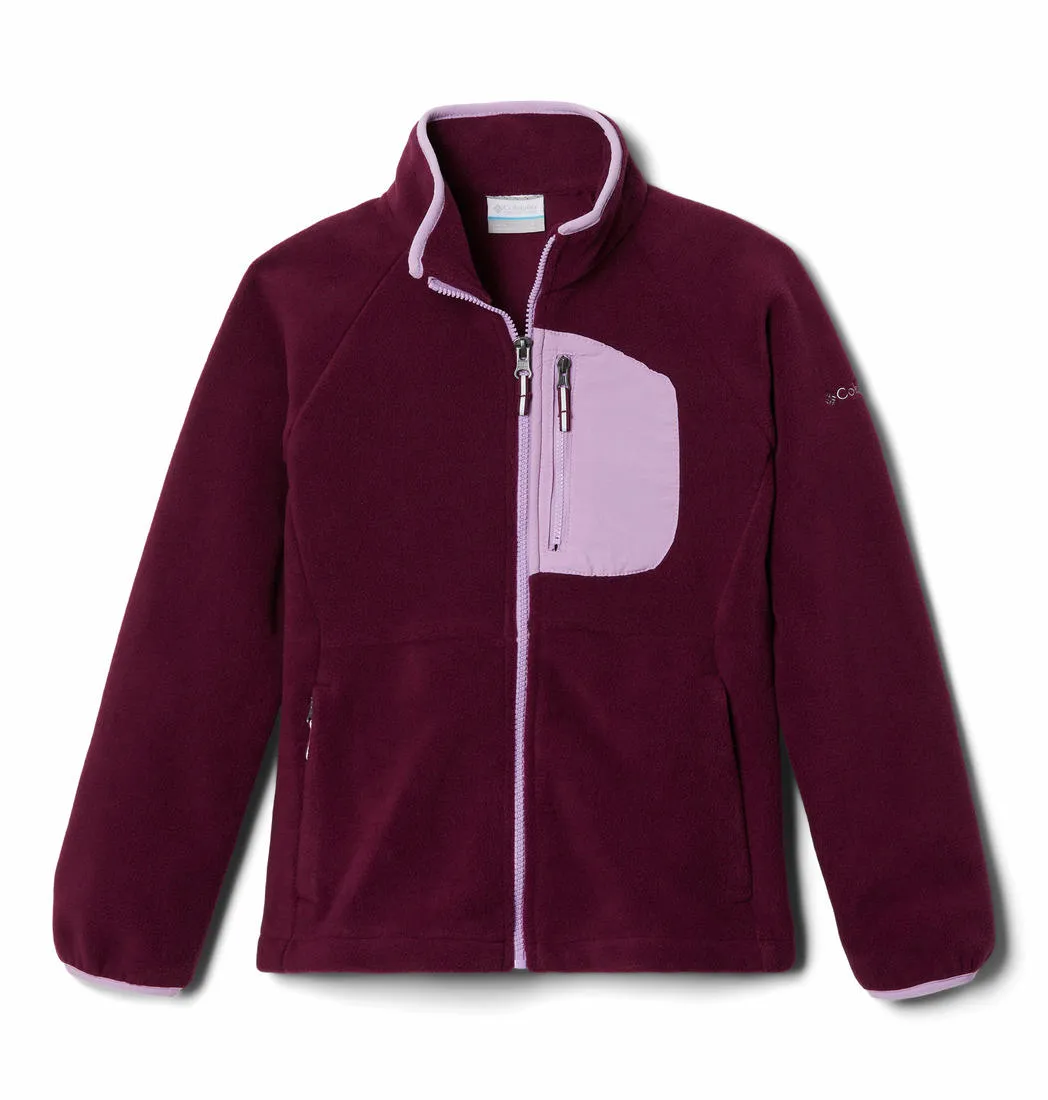 Columbia Kids Unisex Purple Fast Trek III Fleece Jacket