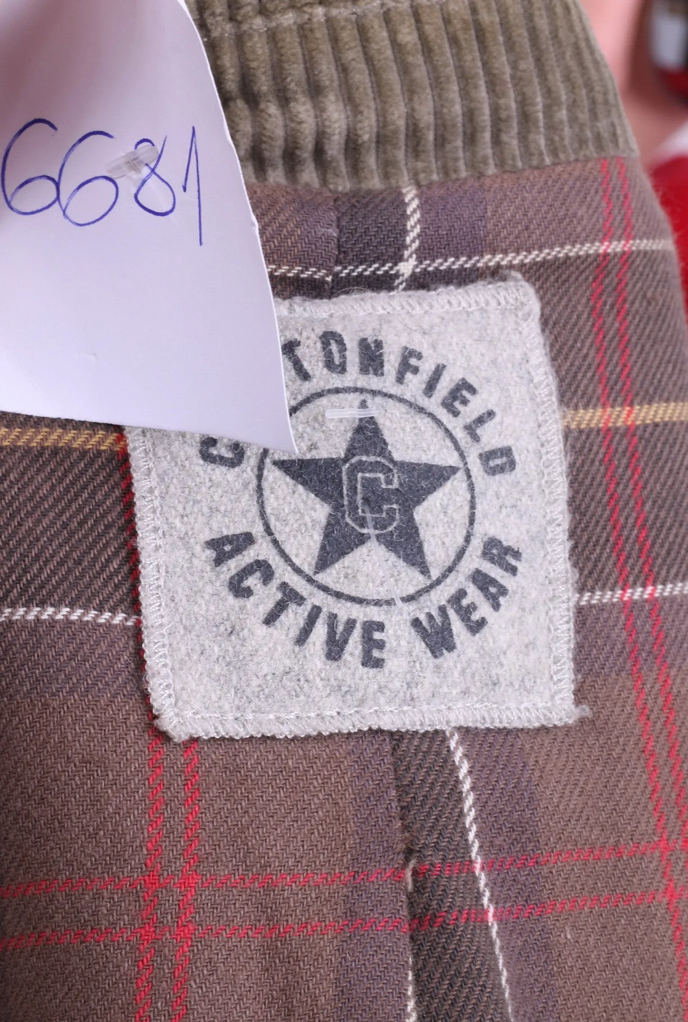 Cottonfield Active Wear Mens 48 S/M Corduroy Blazer Brown Cotton Jacket