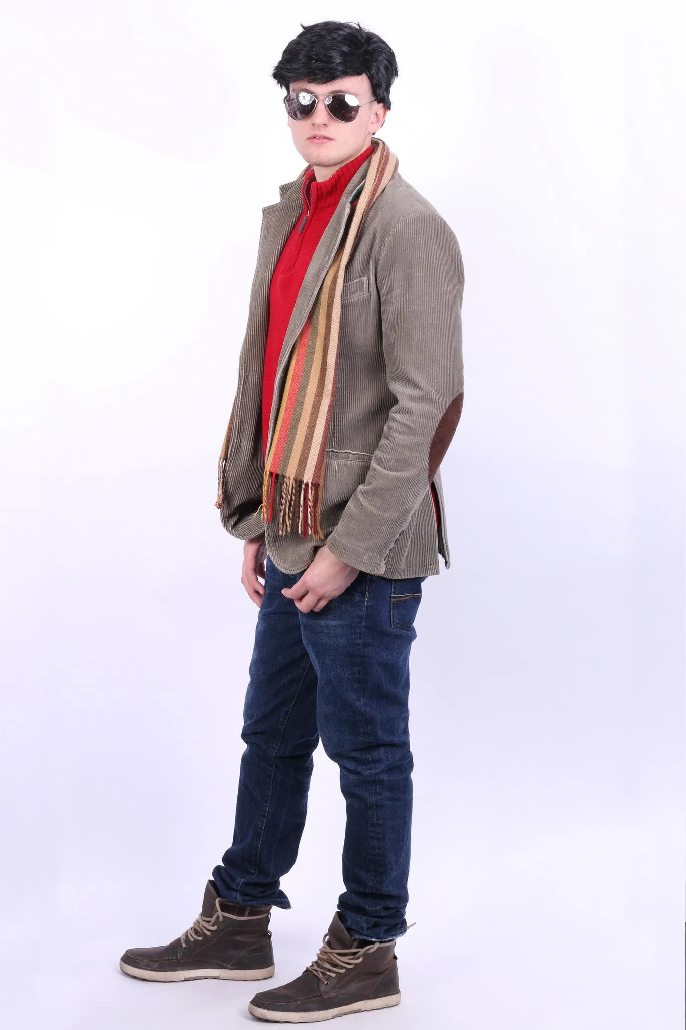 Cottonfield Active Wear Mens 48 S/M Corduroy Blazer Brown Cotton Jacket