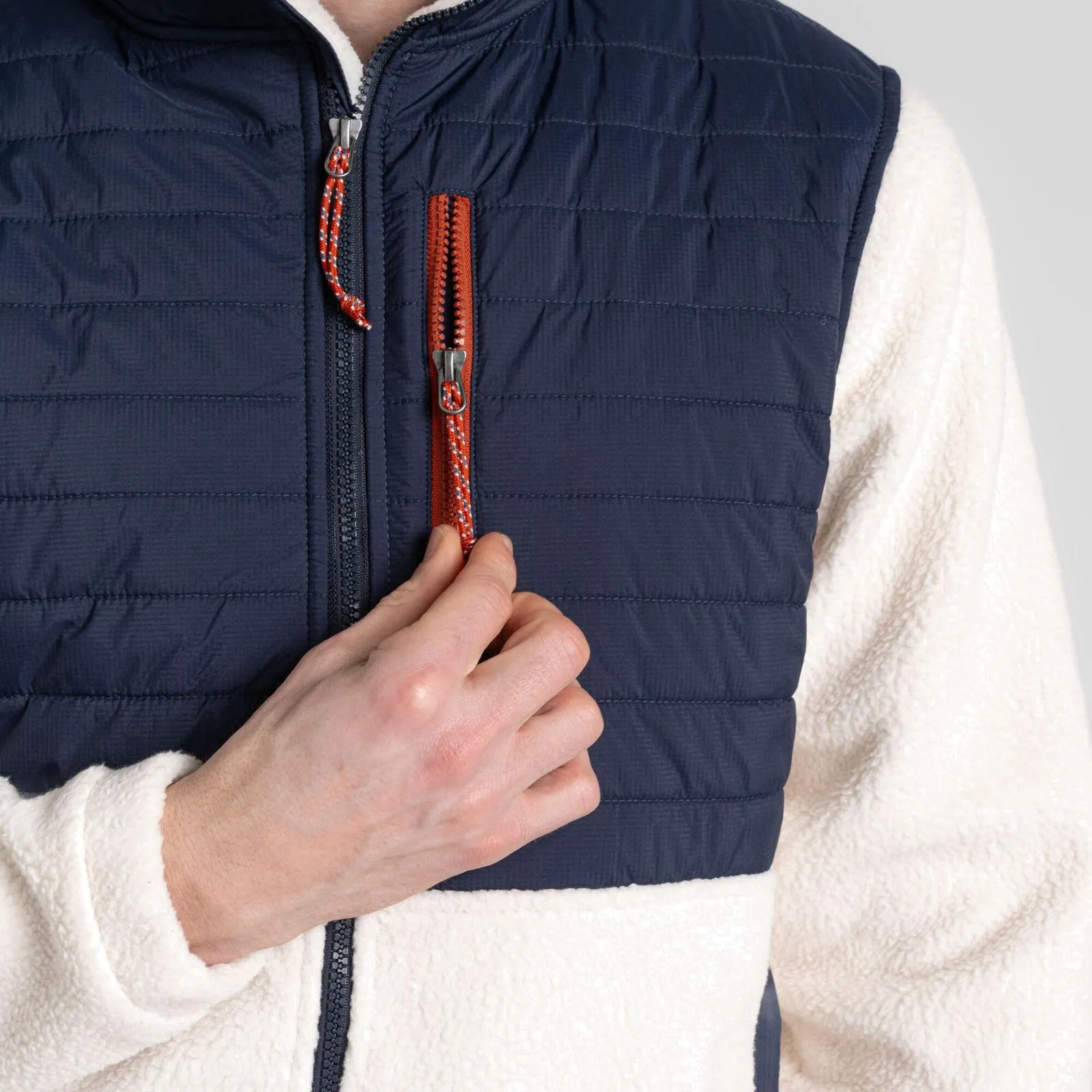 Craghoppers Mens Montadale Insulated Hybrid Borg Fleece Jacket