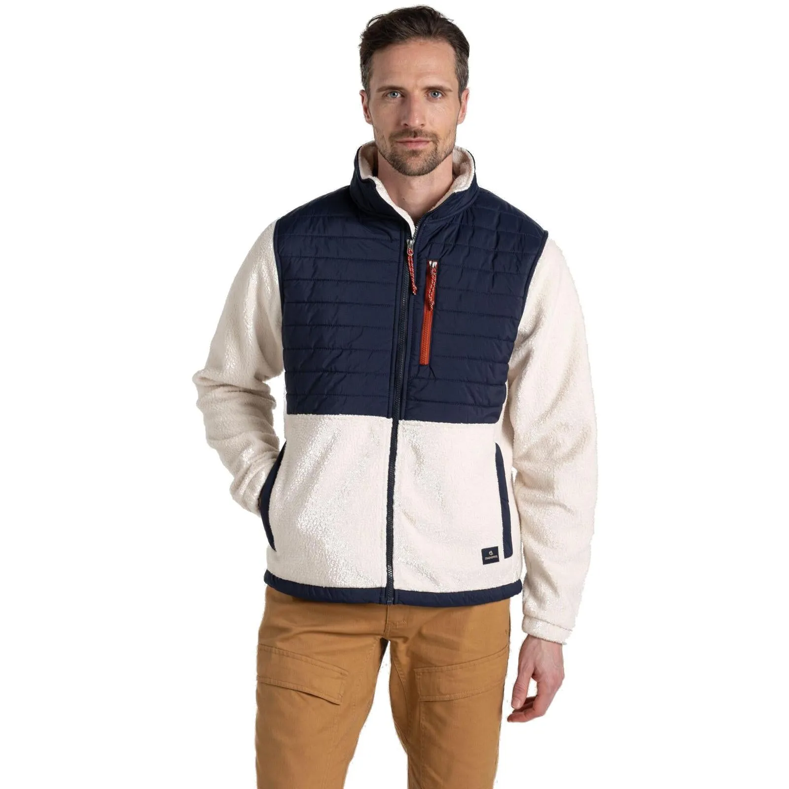 Craghoppers Mens Montadale Insulated Hybrid Borg Fleece Jacket