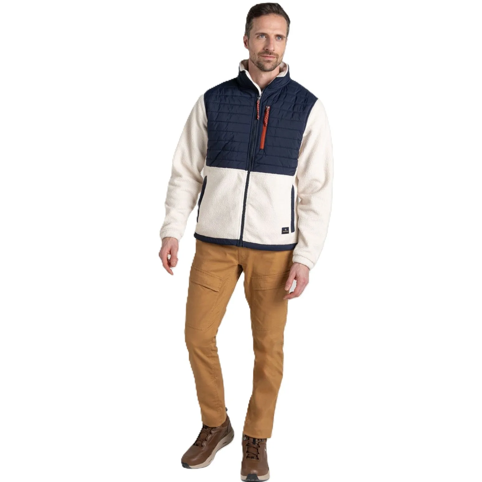 Craghoppers Mens Montadale Insulated Hybrid Borg Fleece Jacket